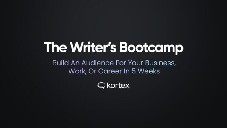 Dan Koe – The Kortex Writer’s Bootcamp (Curriculum Only)