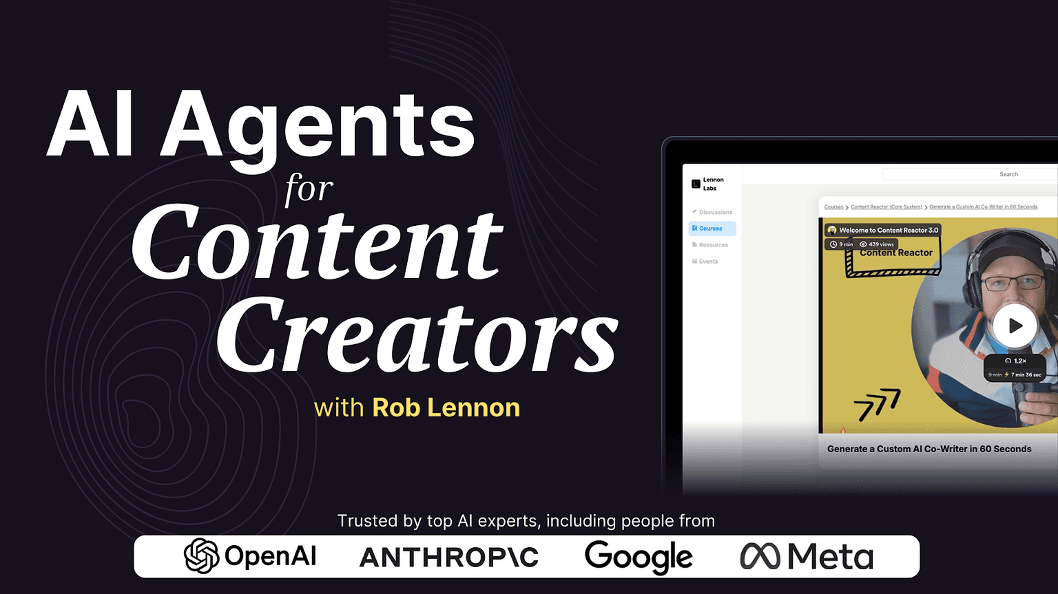 Rob Lennon – AI Content Reactor 3.0
